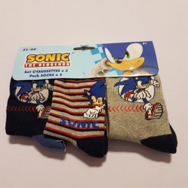 Tripack calzini Sonic