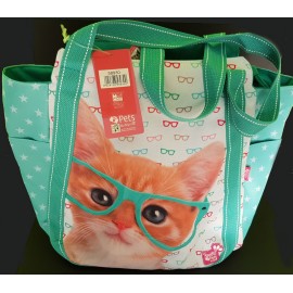 Borsa large Studio Pets gatto